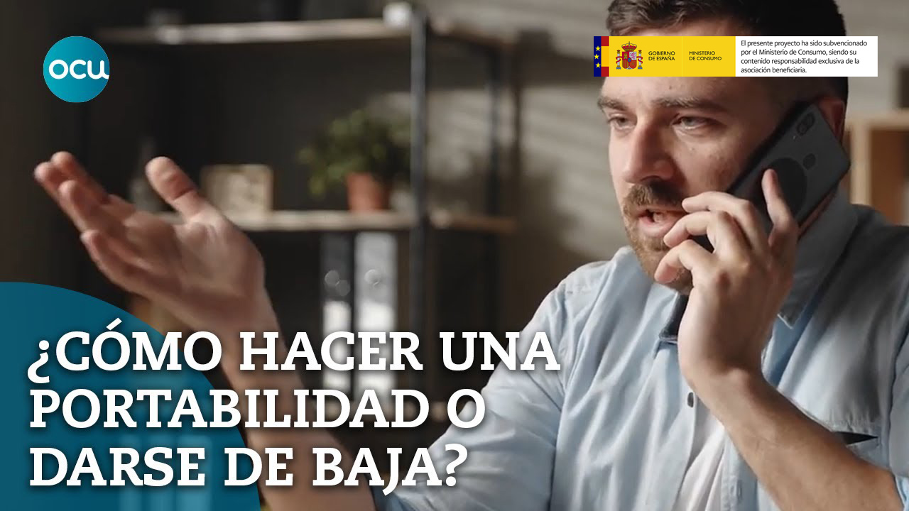 ¿Cómo hacer una portabilidad o darse de baja? 